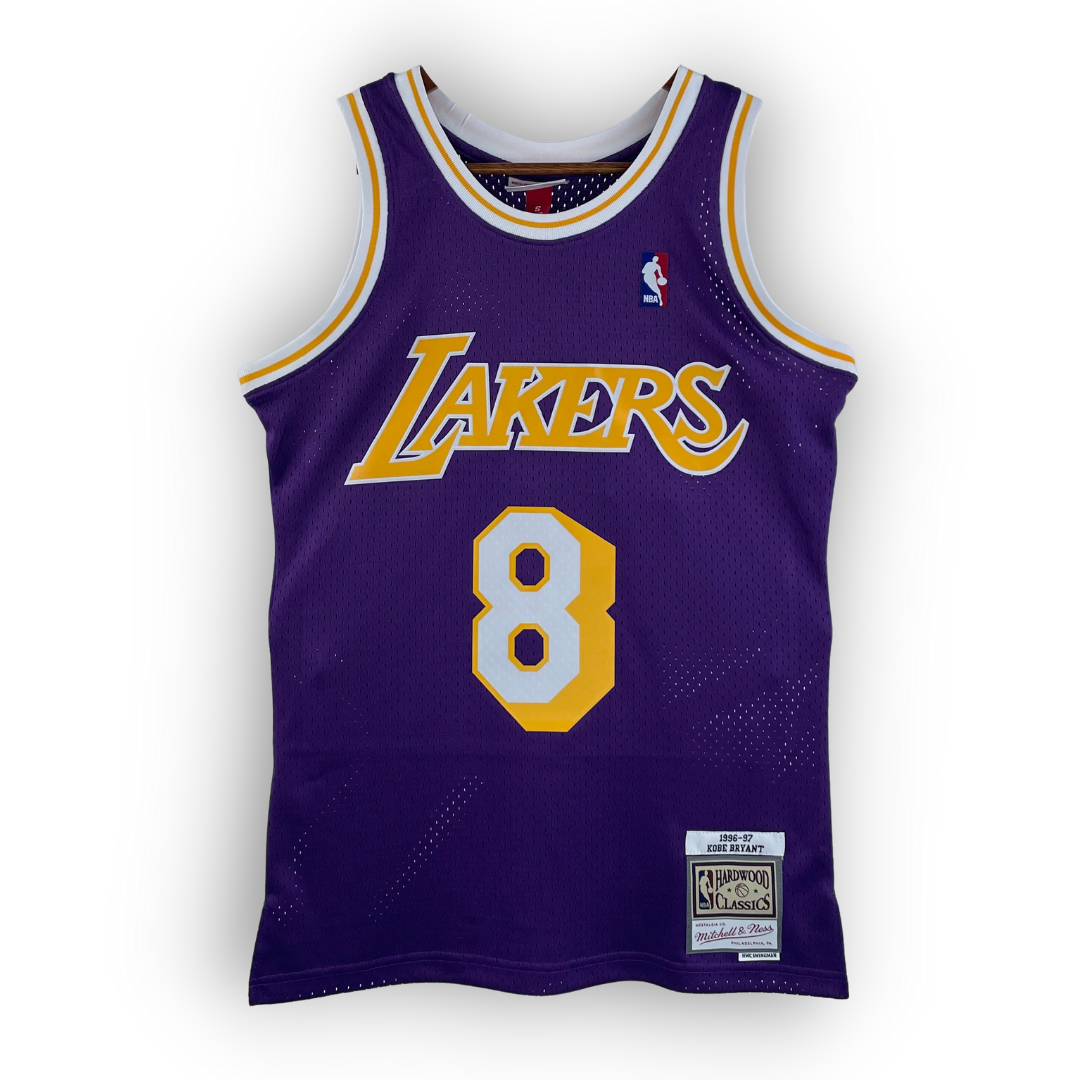 NBA NEW WITH TAGS L.A LAKERS 8 KOBE BRYANT PURPLE MITCHELL