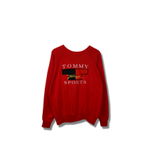 Load image into Gallery viewer, TOMMY HILFIGER EMBROIDERED CREWNECK - LARGE / OVERSIZED