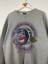 Load image into Gallery viewer, MLB - 97 CLEVELAND INDIANS STARTER CREWNECK - LARGE OVERSIZED / XL
