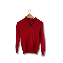 Load image into Gallery viewer, RED RALPH LAUREN KNITTED 1/4 QUARTER-ZIP - WOMANS MEDIUM 10-12
