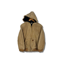 Load image into Gallery viewer, BROWN CARHARTT HOODED JACKET - MENS SMALL / WOMANS 14-16
