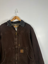 Load image into Gallery viewer, CARHARTT DETRIOT STYLE SHERPA BROWN JACKET - LARGE
