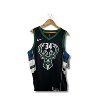 Load image into Gallery viewer, NBA - * NEW WITH TAGS * MILUWAUKEE BUCKS #34 GIANNIS ANTETOKOUNMPO SINGLET JERSEY - XL
