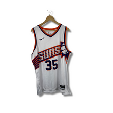 Load image into Gallery viewer, NBA - * NEW WITH TAGS * PHEONIX SUNS #35 KEVIN DURANT WHITE NIKE SWINGMAN JERSEY - XL
