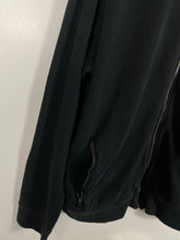Load image into Gallery viewer, RALPH LAUREN BLACK W/ WHITE EMBLEM FULL-ZIP - LARGE OVERSIZED / XL
