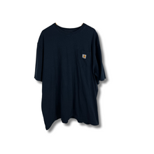 Load image into Gallery viewer, NAVY BLUE CARHARTT POCKET T-SHIRT - 3XL
