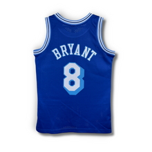 Load image into Gallery viewer, NBA -  * NEW WITH TAGS * L.A LOS ANGELES #8 KOBE BRYANT BLUE MITCHELL &amp; NESS HARDWOOD CLASSIC SINGLET JERSEY
