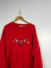 Load image into Gallery viewer, NBA - CHICAGO BULLS EMBROIDERED CREWNECK - XL / XL OVERSIZED
