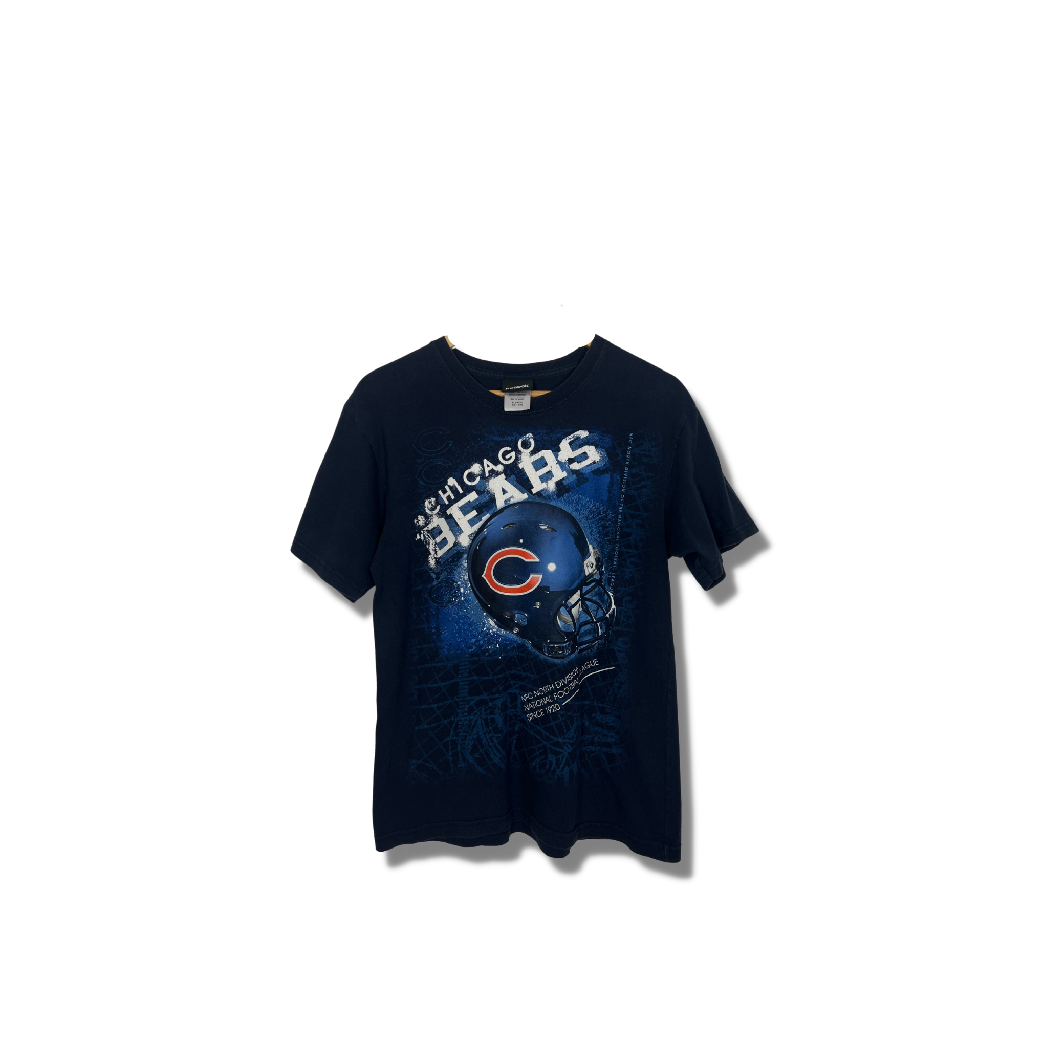 NFL CHICAGO BEARS HELMET T SHIRT WOMANS 18 20 MENS SMALL