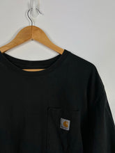 Load image into Gallery viewer, BLACK CARHARTT POCKET ESSENTIAL T-SHIRT - 2XL

