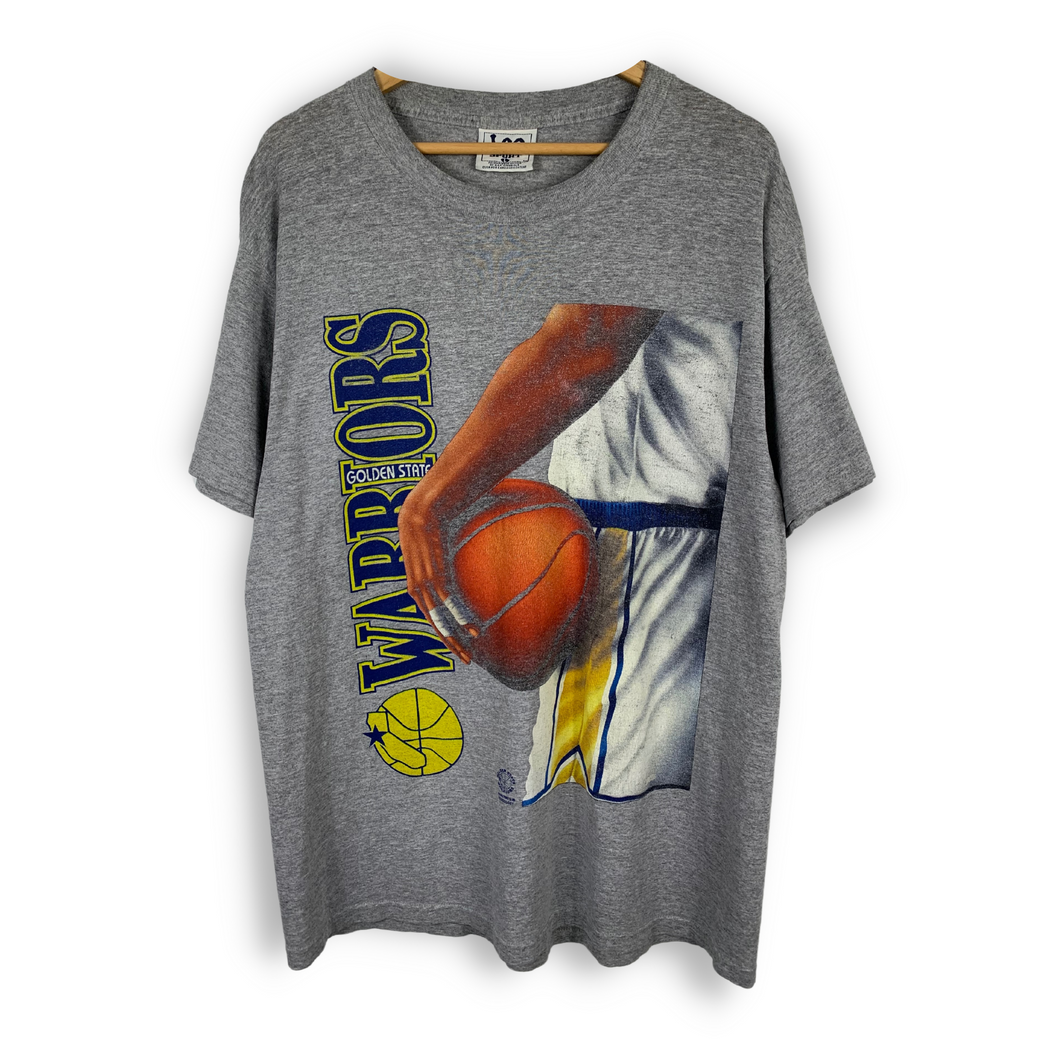 NBA - GOLDEN STATE WARRIORS GRAPHIC GREY T-SHIRT MENS - LARGE