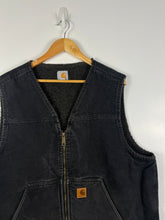 Load image into Gallery viewer, BLACK CARHARTT SHERPA VEST - XL

