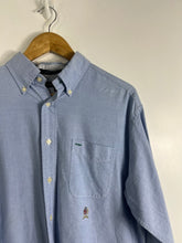 Load image into Gallery viewer, BLUE TOMMY HILFIGER CREST LONG SLEEVE DRESS SHIRT - MEDIUM / LARGE
