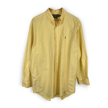 Load image into Gallery viewer, RALPH LAUREN YELLOW BULL BUTTON DRESS SHIRT MULTI COLOUR PONY MENS - 2XL
