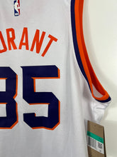 Load image into Gallery viewer, NBA - * NEW WITH TAGS * PHEONIX SUNS #35 KEVIN DURANT WHITE NIKE SWINGMAN JERSEY - XL
