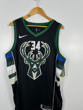 Load image into Gallery viewer, NBA - * NEW WITH TAGS * MILUWAUKEE BUCKS #34 GIANNIS ANTETOKOUNMPO SINGLET JERSEY - XL
