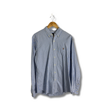 Load image into Gallery viewer, STRIPED RALPH LAUREN LONG SLEEVE DRESS SHIRT - SMALL / MEDIUM
