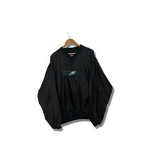 Load image into Gallery viewer, NFL - PHILADELPHIA EAGLES BLACK PULLOVER JACKET- XL / XL OVERSIZED
