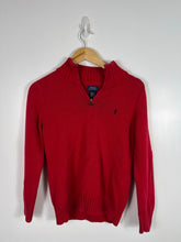 Load image into Gallery viewer, RED RALPH LAUREN KNITTED 1/4 QUARTER-ZIP - WOMANS MEDIUM 10-12
