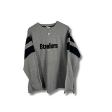 Load image into Gallery viewer, NFL - PITTSBURGH STEELERS EMBROIDERED CREWNECK - LARGE OVERSIZED / XL
