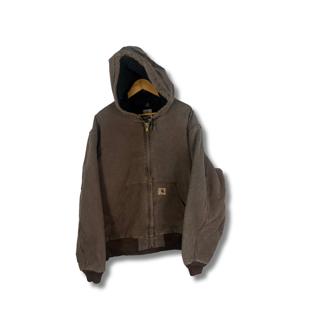 VINTAGE CARHARTT BROWN JACKET - 2XL