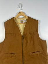 Load image into Gallery viewer, BROWN CARHARTT SHERPA VEST - XL
