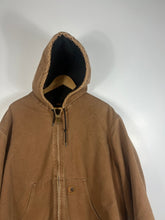 Load image into Gallery viewer, BROWN CARHARTT HOODED JACKET - XL
