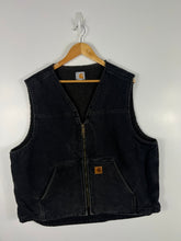 Load image into Gallery viewer, BLACK CARHARTT SHERPA VEST - XL
