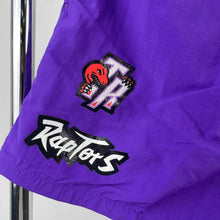 Load image into Gallery viewer, NBA - AUTHENTIC TORONTO RAPTORS MITCHELL &amp; NESS PURPLE SHORTS
