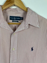 Load image into Gallery viewer, RALPH LAUREN STRIPED BUTTON UP DRESS SHIRT - MENS LARGE
