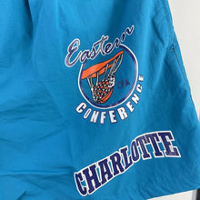 Load image into Gallery viewer, NBA - AUTHENTIC MITCHELL &amp; NESS CHARLOTTE HORNETS BLUE SHORTS
