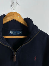 Load image into Gallery viewer, NAVY BLUE RALPH LAUREN 1/4 QUARTER-ZIP - LARGE OVERSIZED / XL

