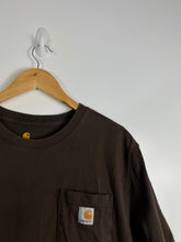 Load image into Gallery viewer, BROWN CARHARTT POCKET T-SHIRT - LARGE
