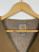 Load image into Gallery viewer, CARHARTT BROWN SHERPA VEST - MENS LARGE ( BOXY FIT )
