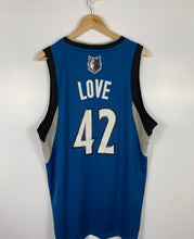 Load image into Gallery viewer, NBA - MINNESOTA TIMBERWOLVES #42 &quot; KEVIN LOVE &quot; SINGLET / JERSEY - MENS LARGE
