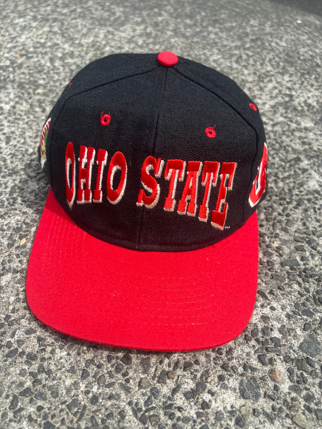 NCAA - OHIO STATE EMBROIDERED SPELL-OUT - 7 1/4 FITTED HAT