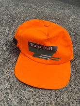 Load image into Gallery viewer, VINTAGE ORANGE TRANZ RAIL HAT - ONE SIZE FITS ALL OSFA
