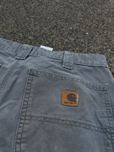 Load image into Gallery viewer, GREY CARHARTT CARPENTER PANTS- 32 X 32
