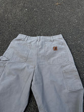 Load image into Gallery viewer, LIGHT BROWN / GREY CARHARTT CARPENTER PANTS - 33 X 36
