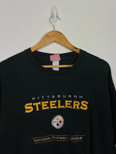 Load image into Gallery viewer, NFL - PITTSBURGH STEELERS EMBROIDERED T-SHIRT - LARGE
