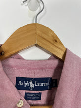 Load image into Gallery viewer, PINK RALPH LAUREN POLO DRESS SHIRT LONG SLEEVE - XL / OVERSIZED ( TALL )
