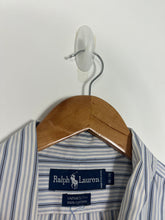 Load image into Gallery viewer, STRIPED RALPH LAUREN DRESS POLO SHIRT - 2XL OVERSIZED ( TALL )
