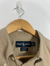 Load image into Gallery viewer, BROWN SHORT SLEEVE RALPH LAUREN DRESS SHIRT - XL OVERSIZED / 2XL
