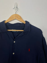 Load image into Gallery viewer, NAVY BLUE RALPH LAUREN DRESS SHIRT - XL / OVERSIZED
