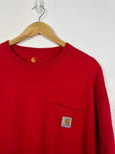 Load image into Gallery viewer, RED CARHARTT POCKET T-SHIRT - XL / OVERSIZED 2XL

