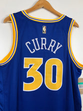 Load image into Gallery viewer, NBA - GOLDEN STATE WARRIORS #30 STEPHEN CURRY NIKE SWINGMAN BLUE SINGLET JERSEY

