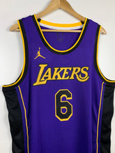 Load image into Gallery viewer, NBA - * NEW WITH TAGS * LOS ANGELES L.A LAKERS #6 LEBRON JAMES NIKE SWINGMAN PURPLE SINGLET JERSEY
