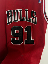 Load image into Gallery viewer, NBA - VINTAGE NIKE CHICAGO BULLS SINGLET &quot; DENNIS RODMAN &quot; - LARGE / XL ( TALL )
