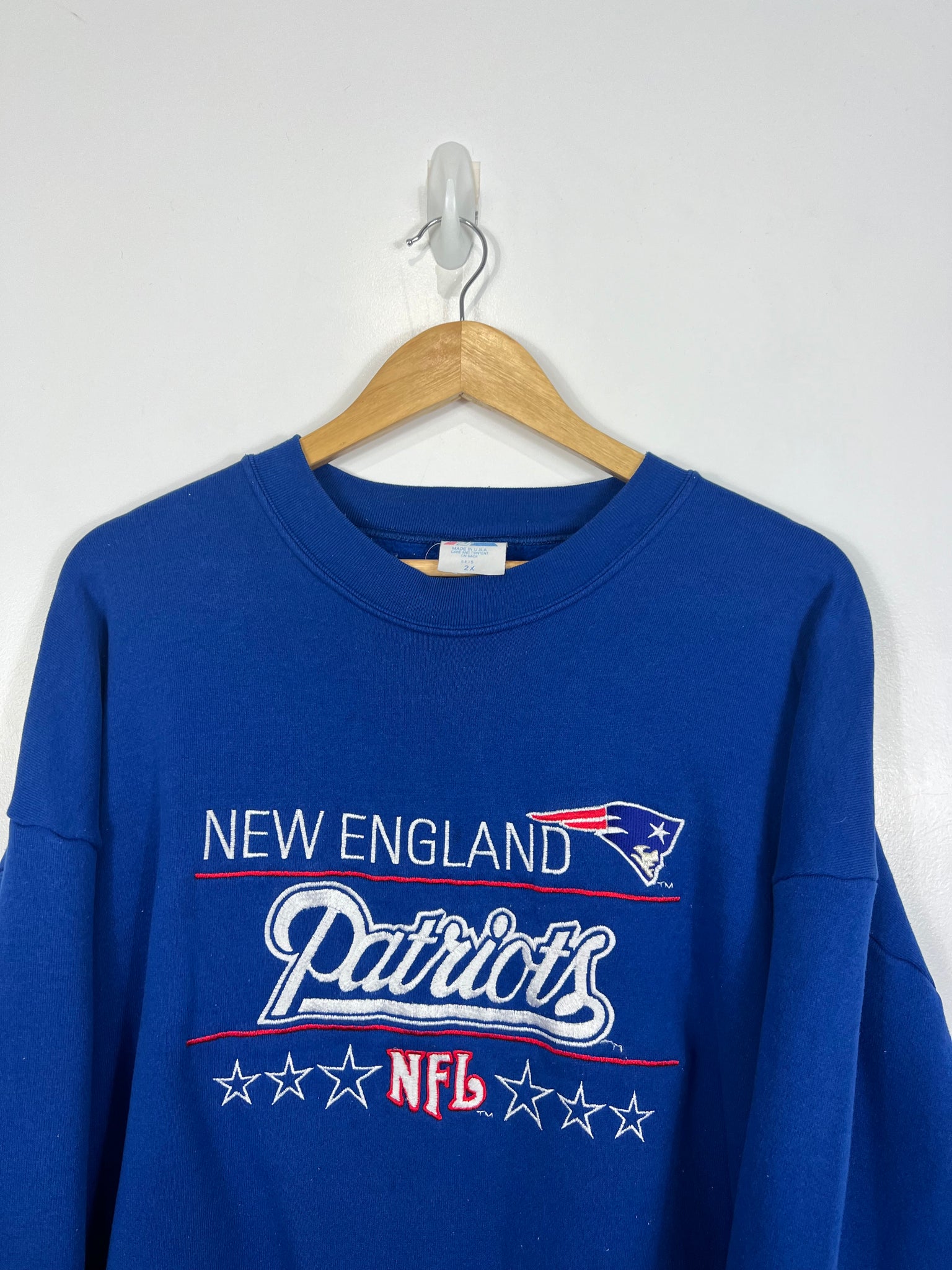 White Woman Cool Oversize Fit NFL New England Patriots Crew Neck Short  Sleeve T-Shirt 2432113