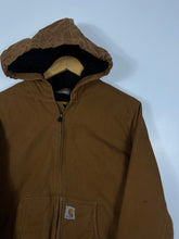 Load image into Gallery viewer, BROWN CARHARTT HOODED JACKET - WOMANS 14 -16

